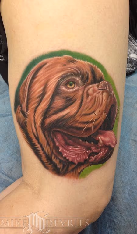 French Mastiff Tattoo
