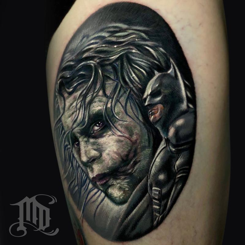 Heath Ledger Joker Tattoo