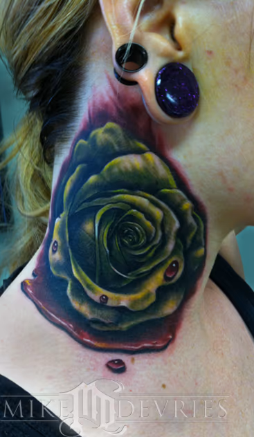 Blood Rose Tattoo