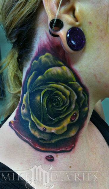 Blood Rose Tattoo
