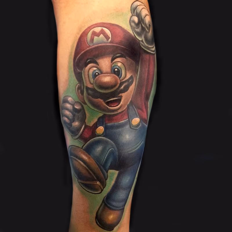 Super Mario Tattoo