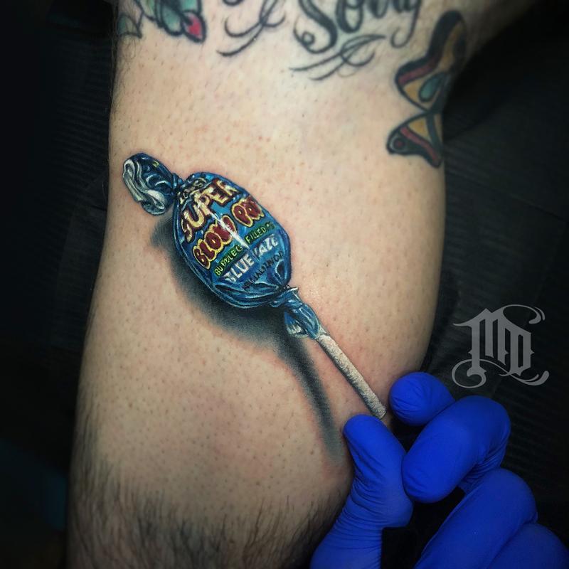 BLOW POP SUCKER TATTOO
