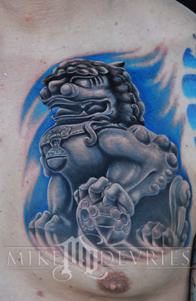 Foo Dog Tattoo