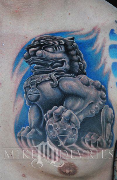 Foo Dog Tattoo