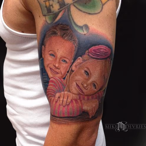 Kid Portrait Tattoos