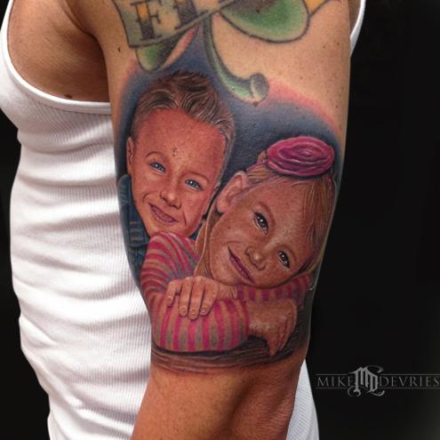 Kid Portrait Tattoos