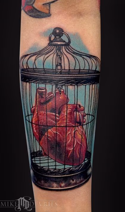 Human Heart In a Bird Cage