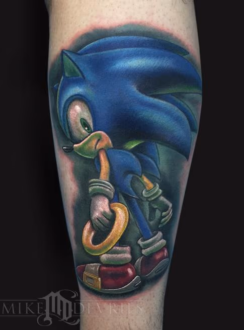 Sonic the Hedgehog Tattoo
