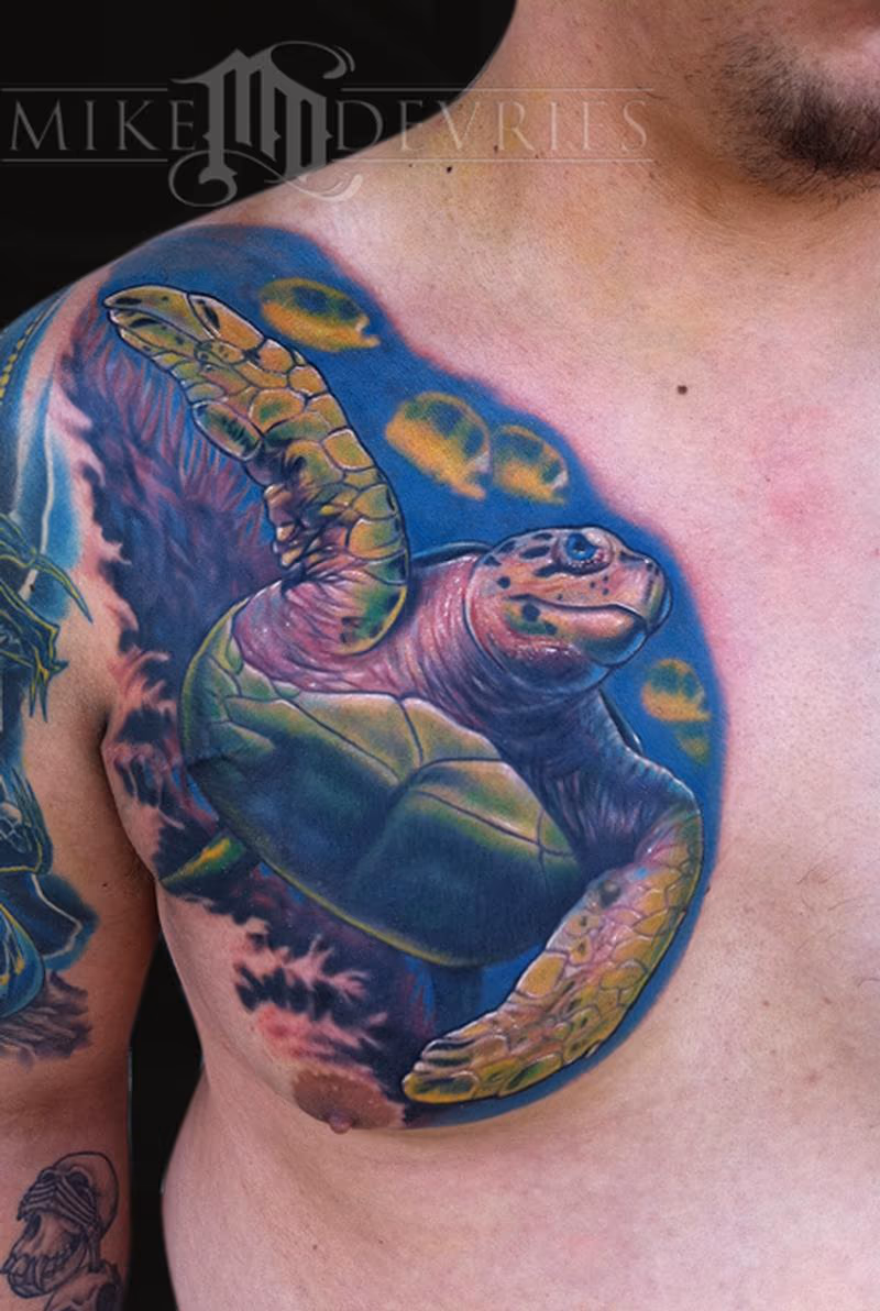Sea Turtle Tattoo