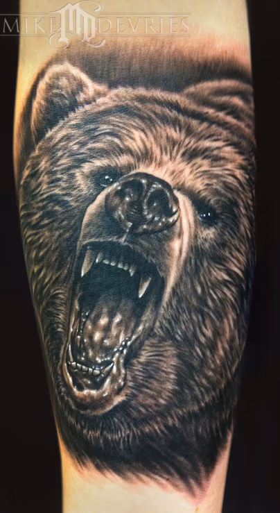 Grizzly Bear Tattoo
