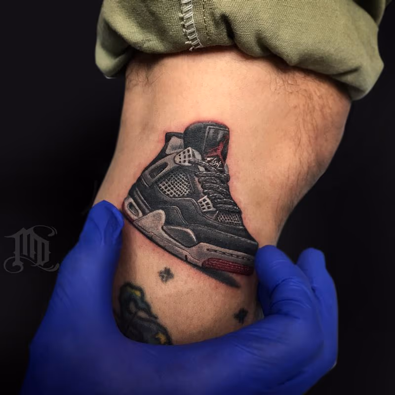 Jordan 4 Sneaker Tattoo