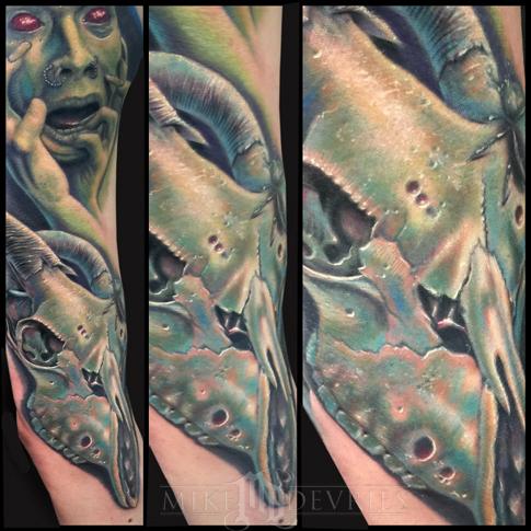 Goat Skull Tattoo