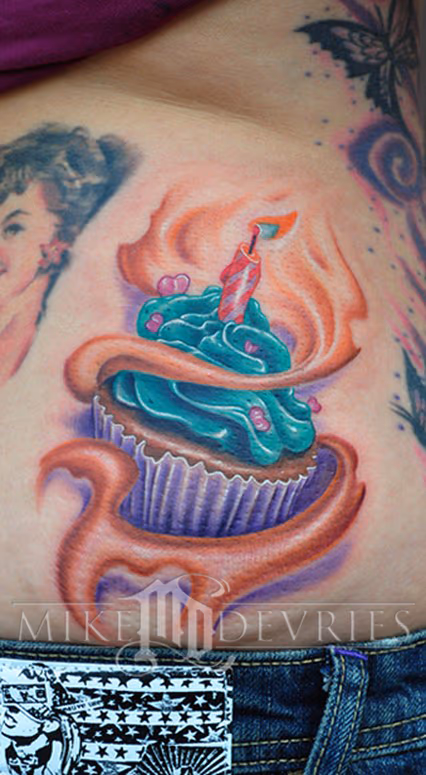 Cup Cake Tattoo