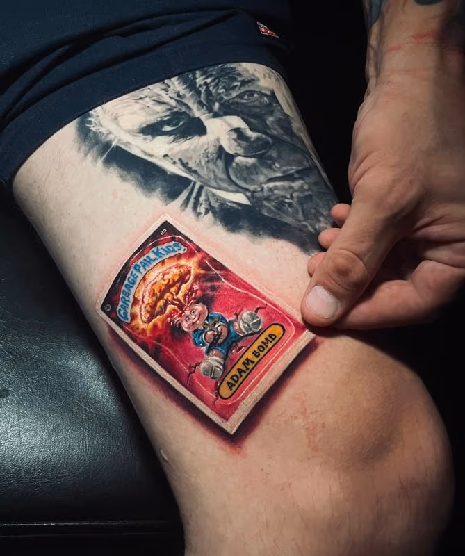 Adam Bomb Garbage Pail Kid