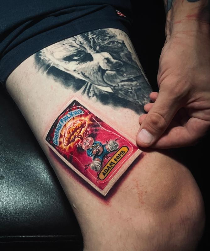 Adam Bomb Garbage Pail Kid