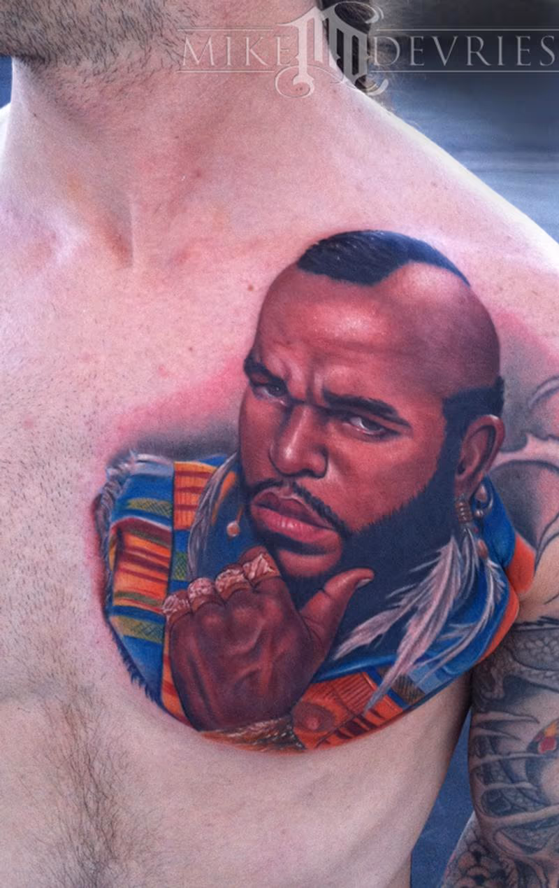 Mr T tattoo