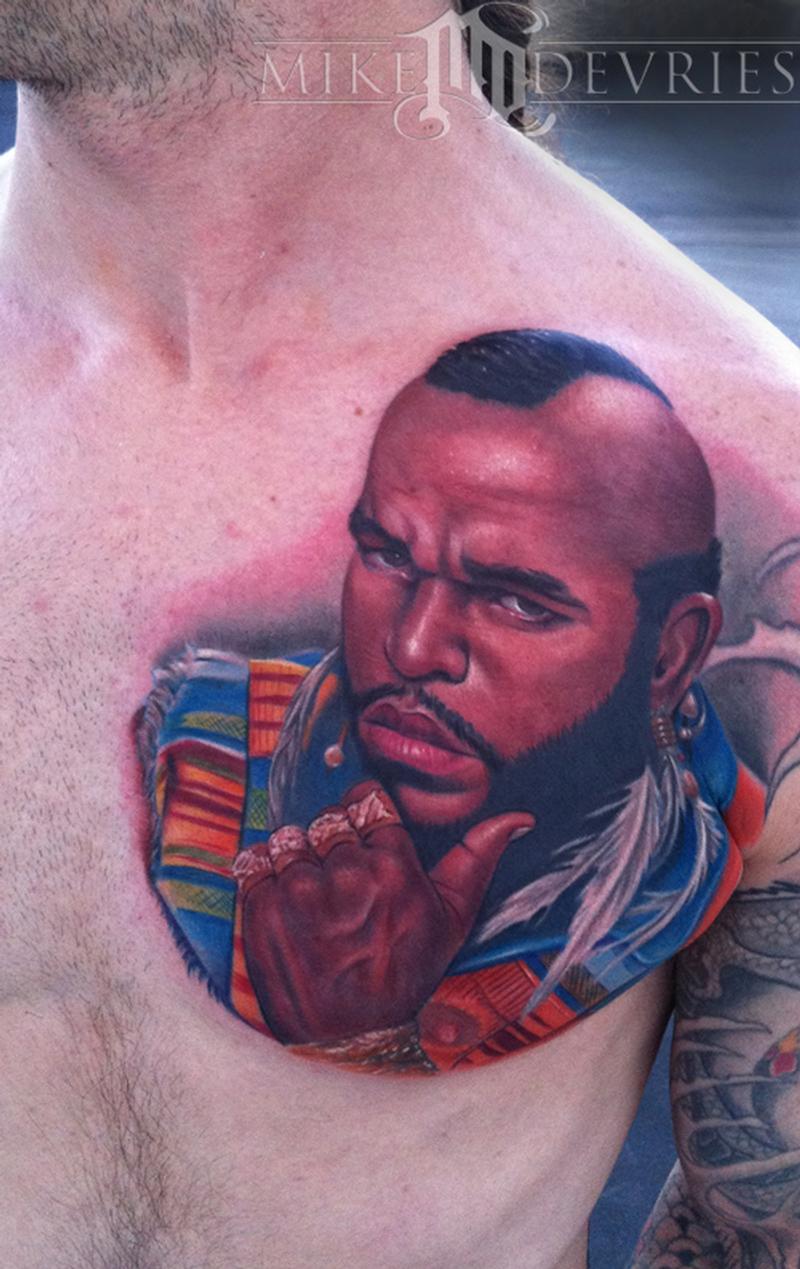 Mr T tattoo