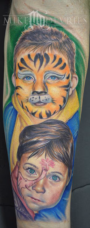 Kids Face Paint Tattoo