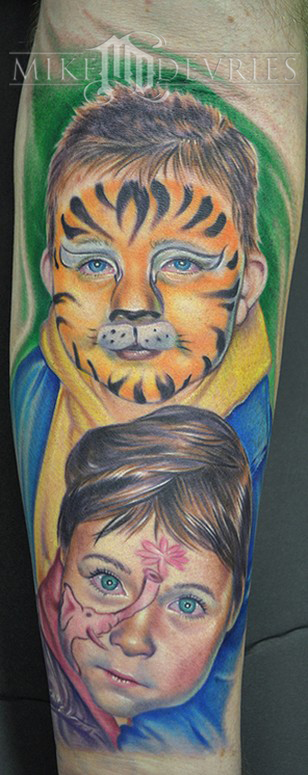 Kids Face Paint Tattoo