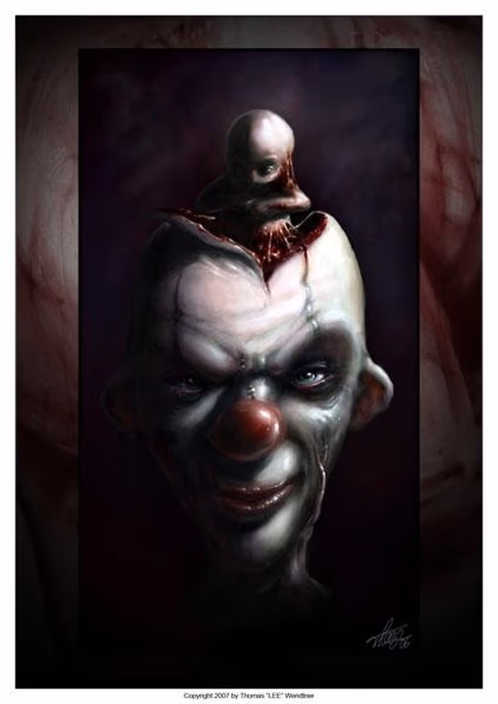 Clown Fetus Art
