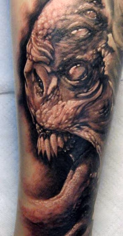 Creepy tattoo