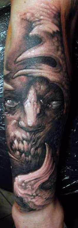 Evil tattoo