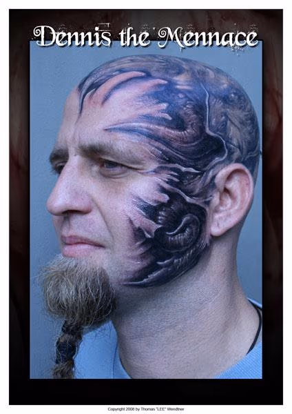 Full Face Tattoo