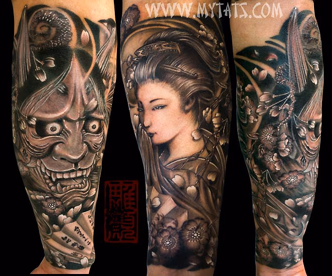 Geisha and Hannya