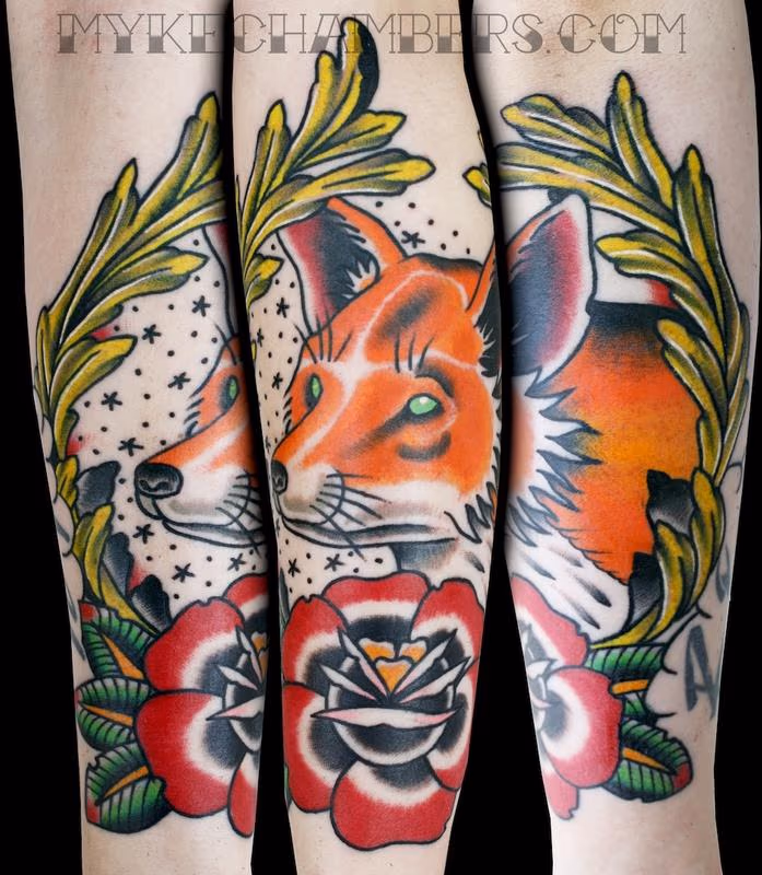 fox tattoo