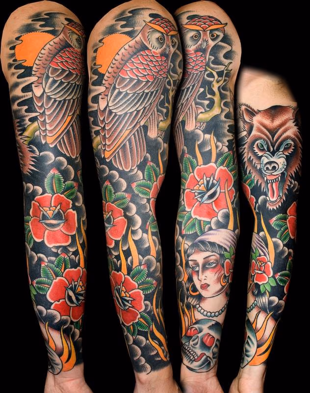 Traditional Sleeve by Myke Chambers
