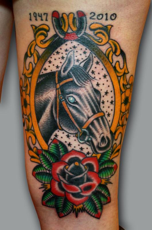 horse tattoo