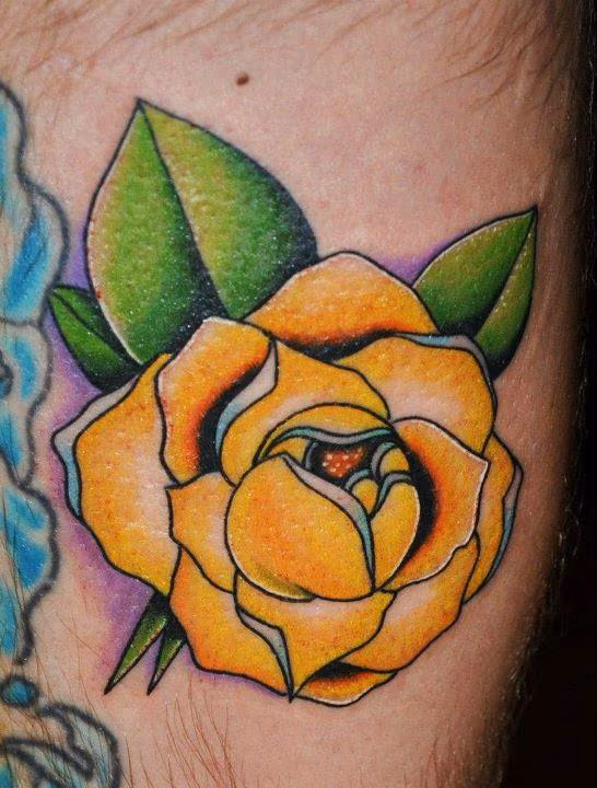 yellow rose