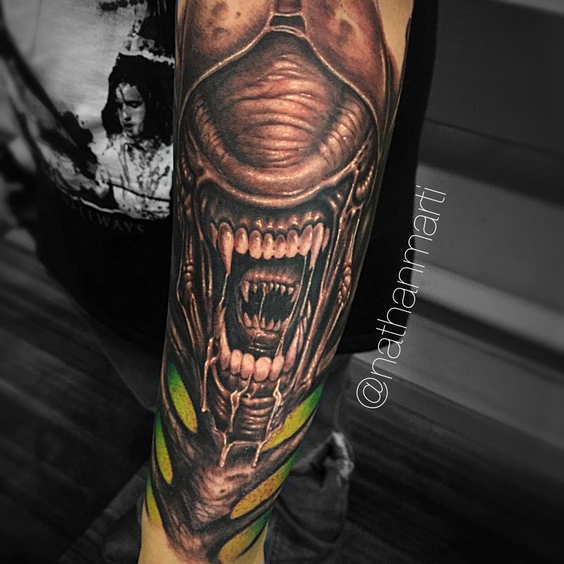 Alien tattoo