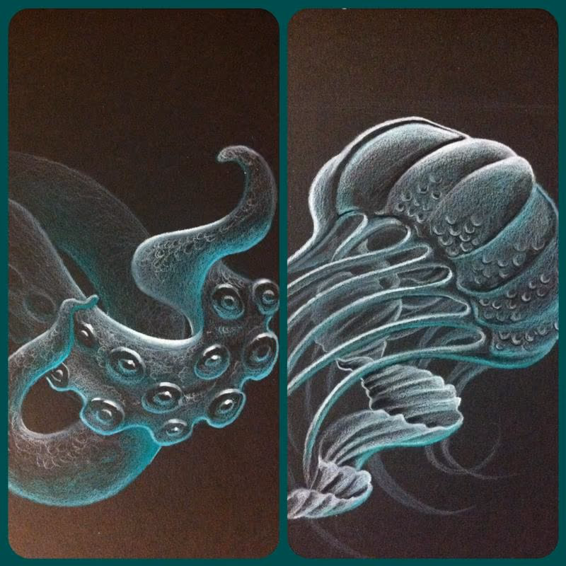 jellyfish and tentacles