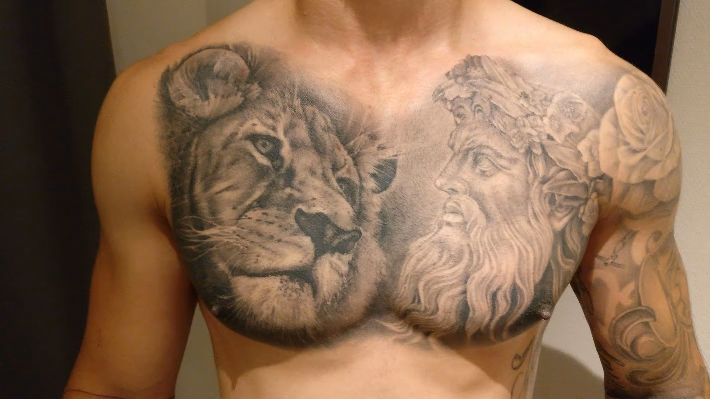 Lion and Zeus