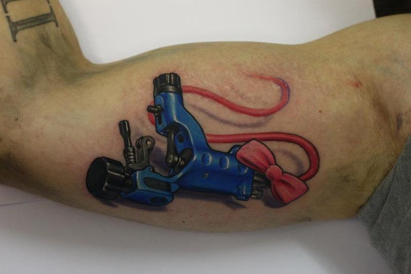 Dragonfly Tattoo Machine Tattoo