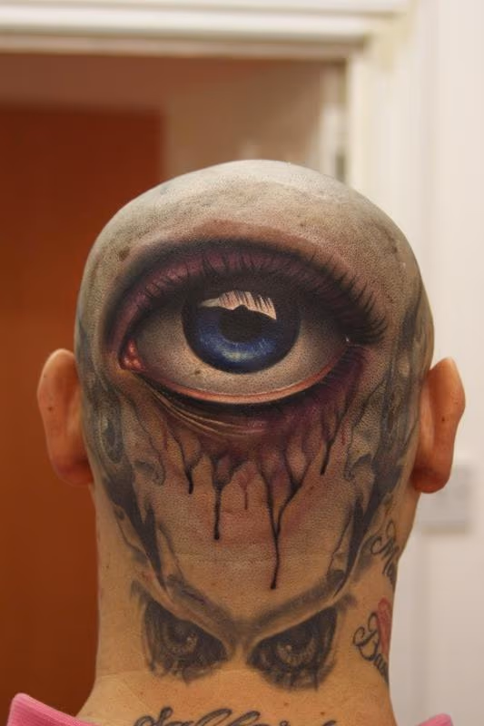 Realistic Eye Tattoo
