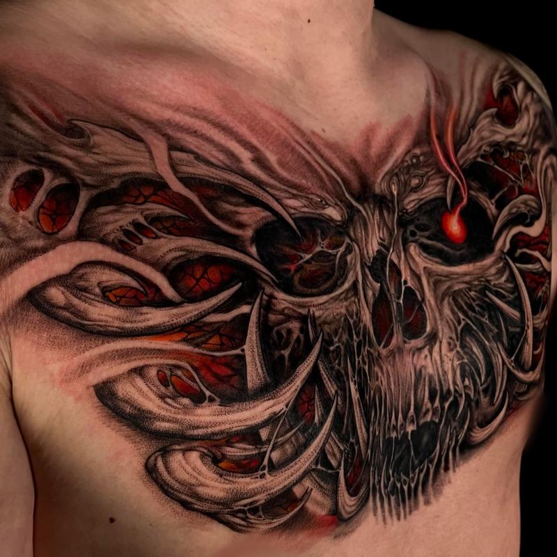 Skull Chest Piece