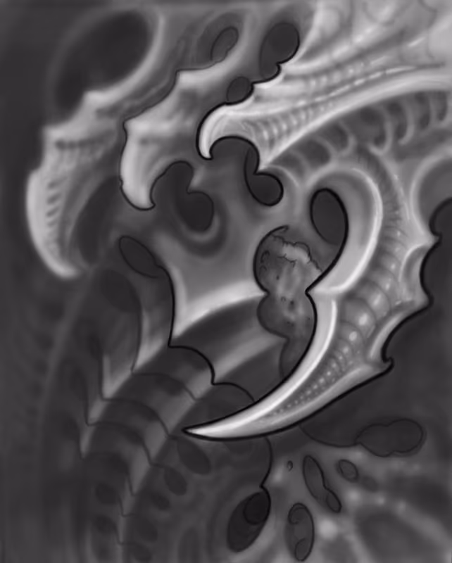 biomech digital sketch