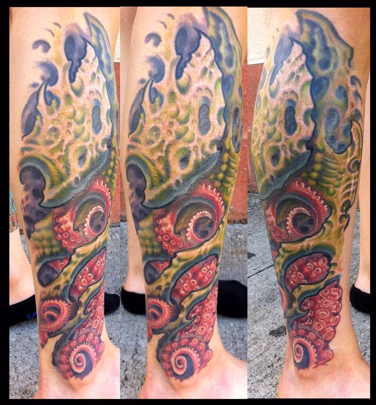 Bio organic weed dragon tattoo