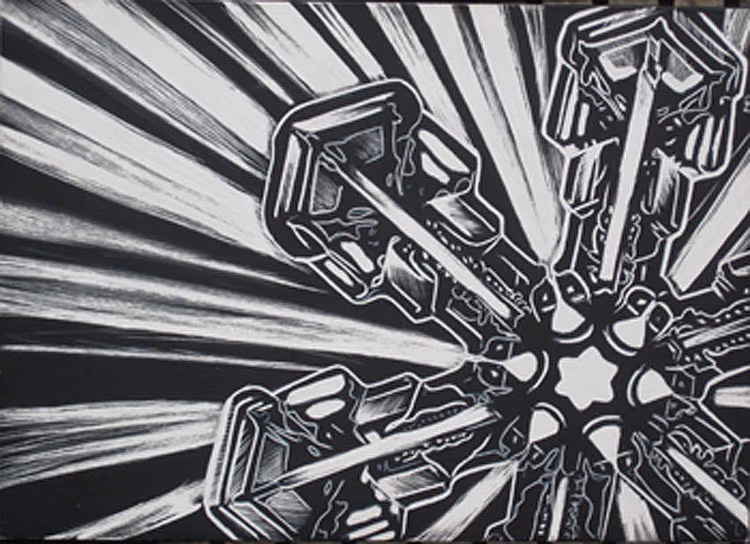Cyberstar Scratchboard