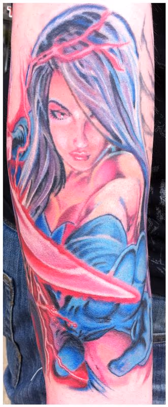 Comic book woman