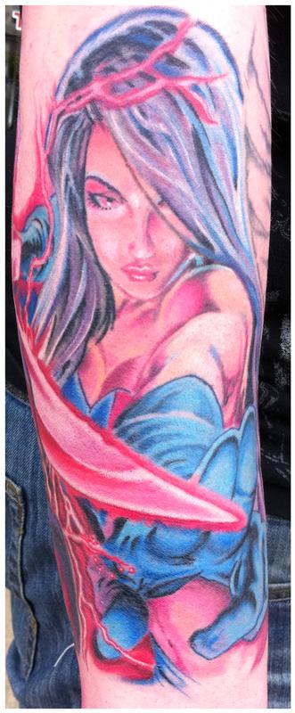Comic book woman