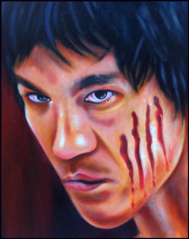 Bruce Lee Painting