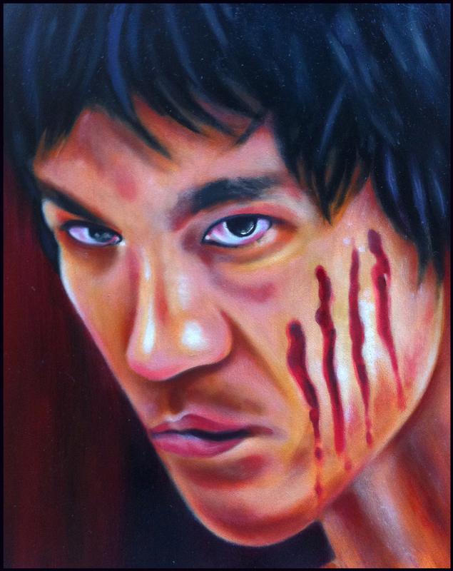 Bruce Lee Painting