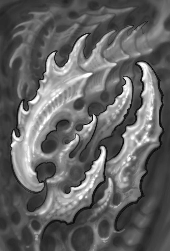 biomech digital sketch