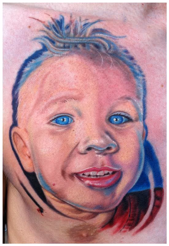 Child color potrait
