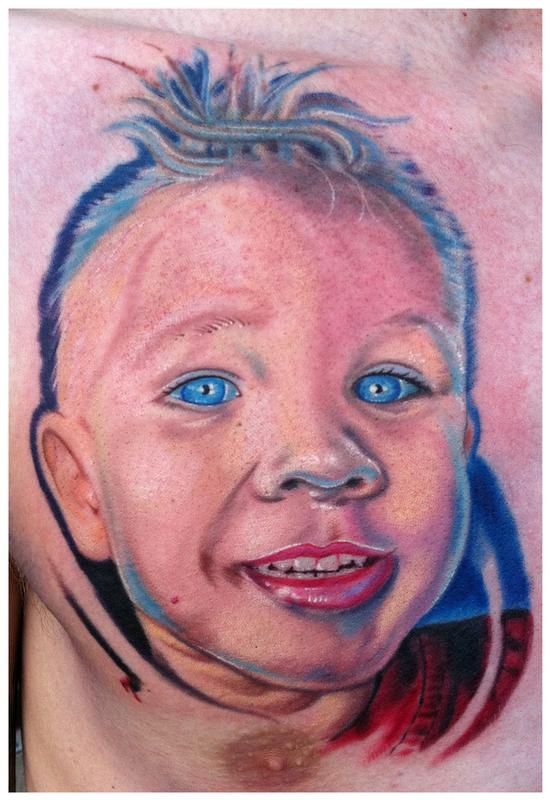 Child color potrait