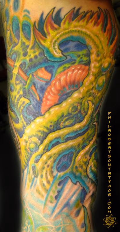 Bio organic color tattoo