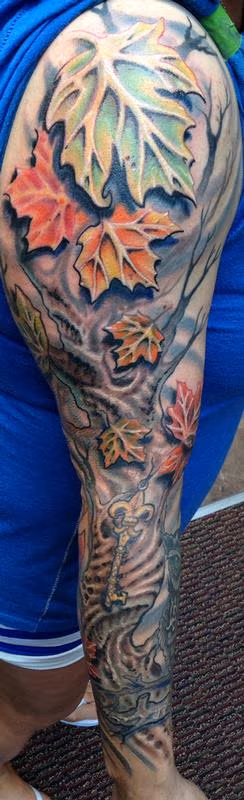 Autumn tree sleeve